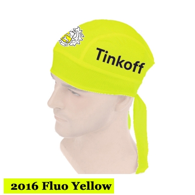 Cycling Scarf Saxo Bank Tinkoff 2015 yellow (2)